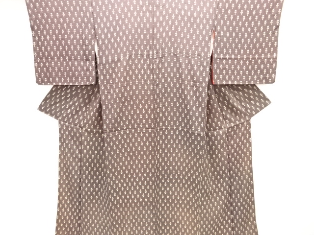 アンティーク　錦紗抽象模様着物